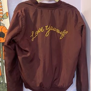 Maroon Bomber jacket